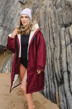Load image into Gallery viewer, Cois Farraige Waterproof Changing Robe. (Burgundy) Eco-friendly