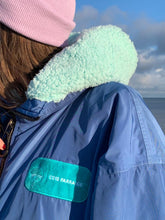 Load image into Gallery viewer, Cois Farraige Waterproof Changing Robe. (Blue)Eco friendly