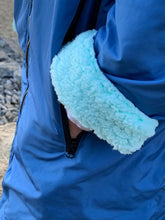 Load image into Gallery viewer, Cois Farraige Waterproof Changing Robe. (Blue)Eco friendly