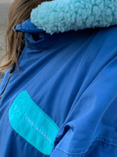 Load image into Gallery viewer, Cois Farraige Waterproof Changing Robe. (Blue)Eco friendly