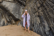 Load image into Gallery viewer, Cois Farraige Waterproof Changing Robe. (Aqua/pink) Eco friendly

