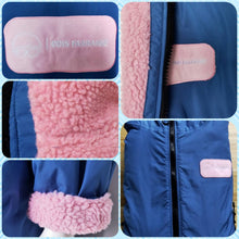 Load image into Gallery viewer, Cois Farraige Waterproof Changing Robe. (Pink fleece)Eco Friendly

