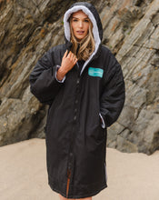 Load image into Gallery viewer, Cois Farraige Waterproof Changing Robe. (Black)Eco Friendly
